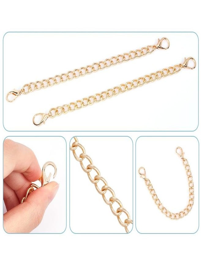 Hanging tree Jewelry Making Findings Extenders DIY Chain for Necklace Bracelet with Lobster Clasp 3Inchs (10pcs Gold) - Image 4